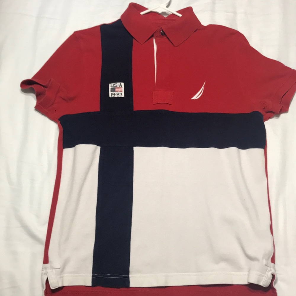 NAUTICA MENS SZ M Mens Polo shirt